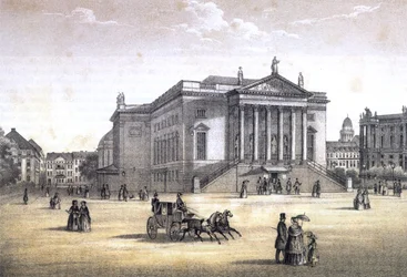 Berlín, Teatro Real de la Ópera, alrededor de 1840